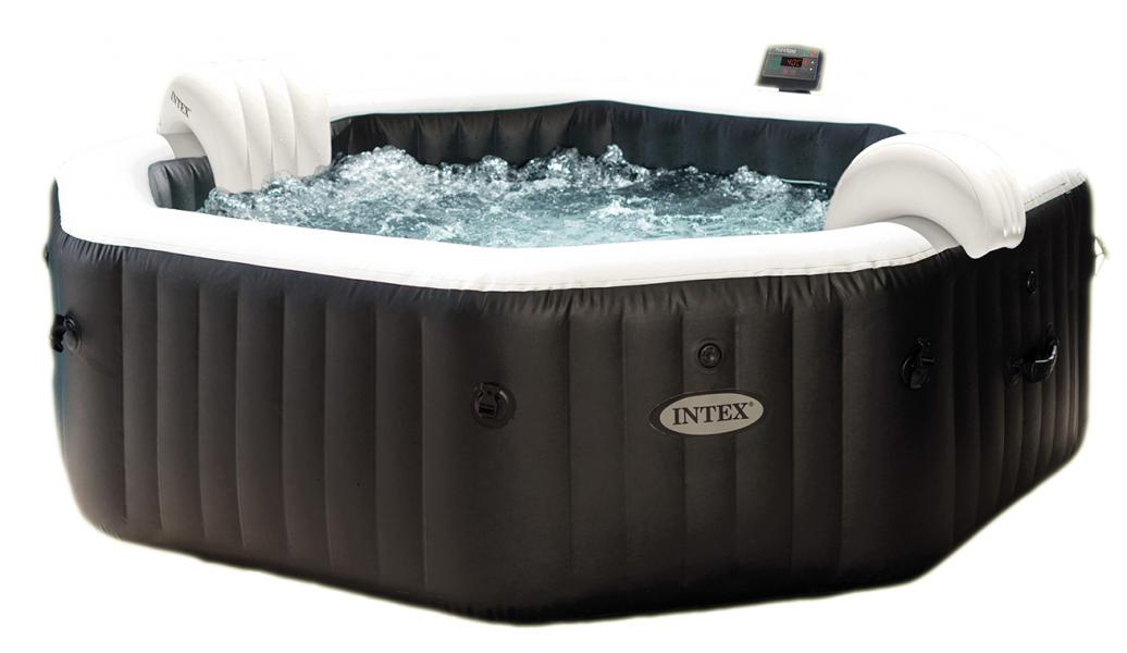 Бассейн СПА (211смx71см)"Jet and Bubble Deluxe" хлорогенерат, восьмигр, гидро-аэром 1 шт/упак 28462